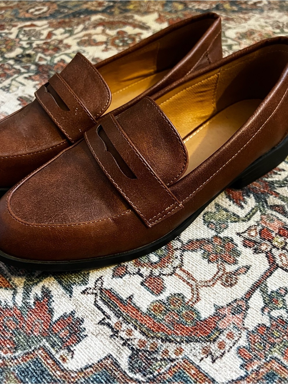 Classic Brown Penny Loafers